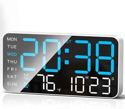 MASHI 8.4''Large Digital Wall Clock, Led Alarm Clock - Image 9