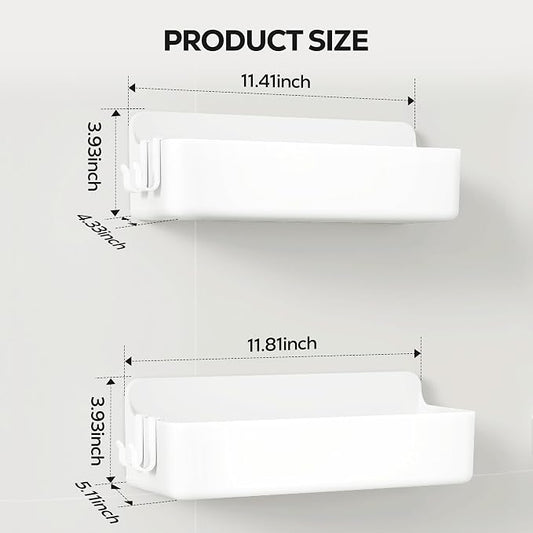 Nieifi Adhesive Wall Shelf, Shower Shelves, Shower Organizer - Image 2