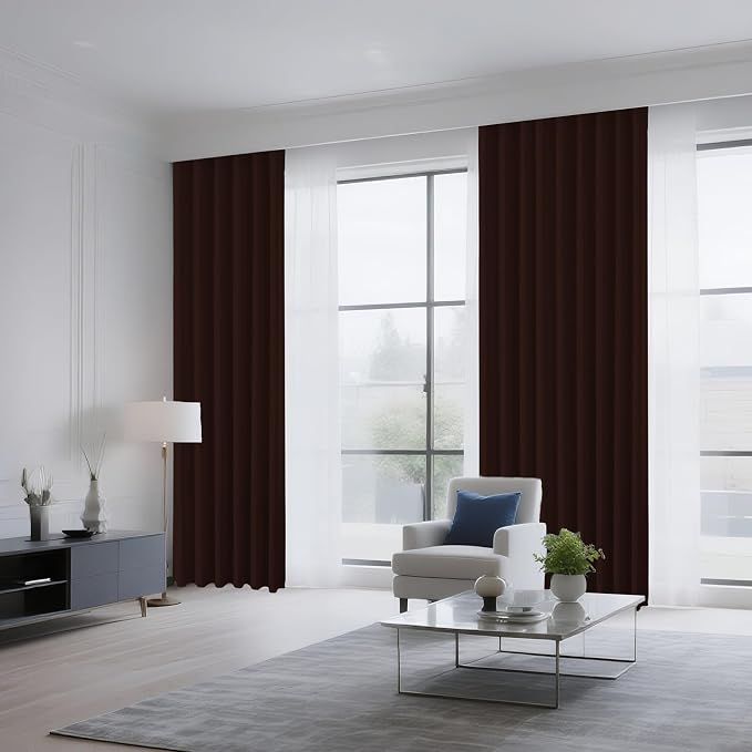 CUCRAF Blackout Curtains 72 inch Length 2 Panels Set, Rod Pocket Room Darkening - Image 8