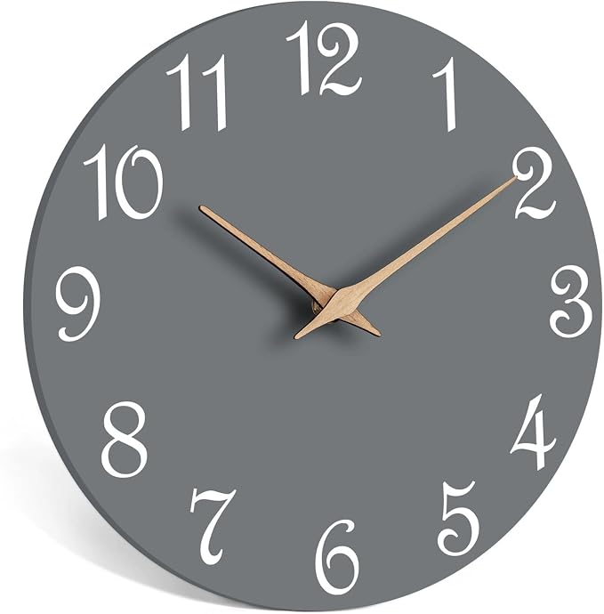 Mosewa Wall Clock Silent Non Ticking Decorative - Image 2