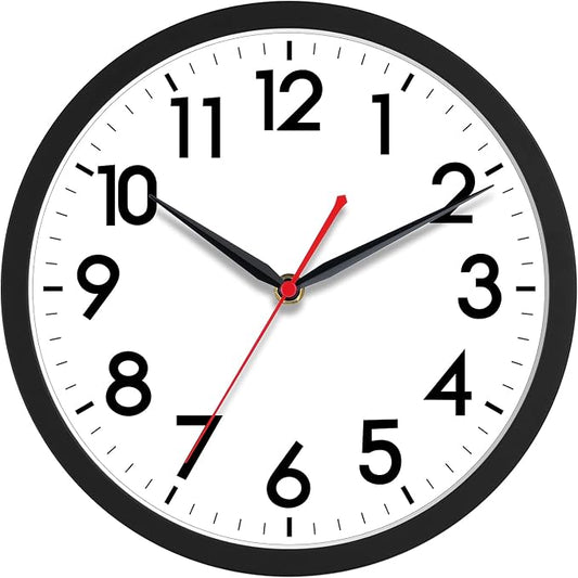 AKCISOT 14 Inch Wall Clock Silent Non-Ticking Modern Wall Clocks Battery by Akcisot