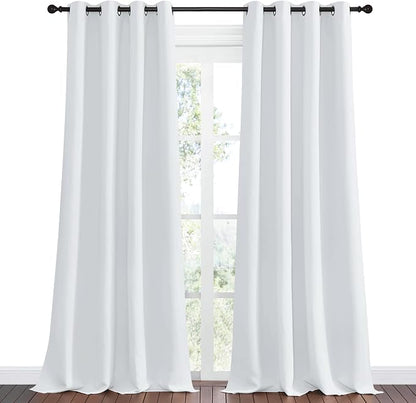 NICETOWN Room Darkening Curtain Panels, 2 Panels, 55 inches W x 108 inches - Image 2