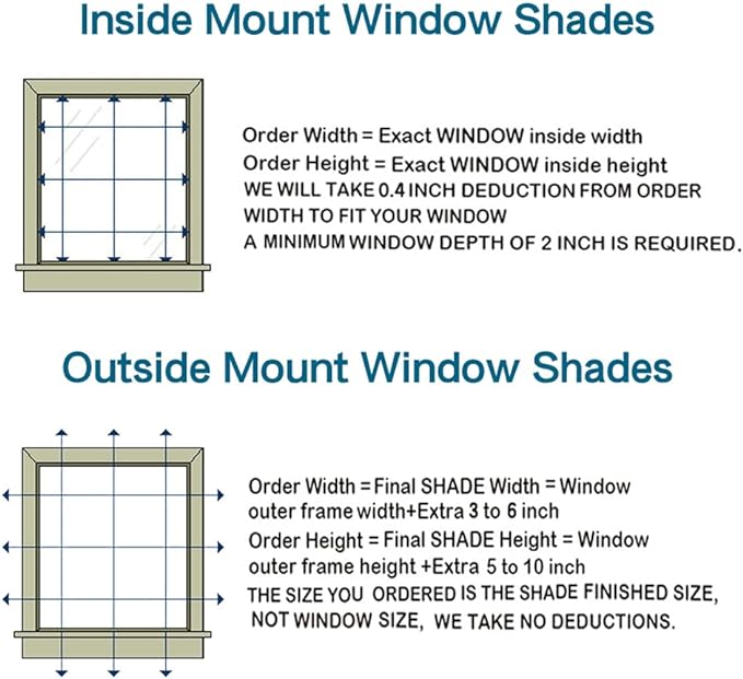 Letau No Drill No Tools Cordless Wood Window Shades Blinds, Bamboo Light - Image 7