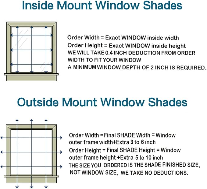 Letau No Drill No Tools Cordless Wood Window Shades Blinds, Bamboo Light - Image 8
