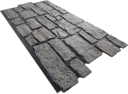 EverStone Cobblestone Faux Stone Panel, Lunar Color - Image 6
