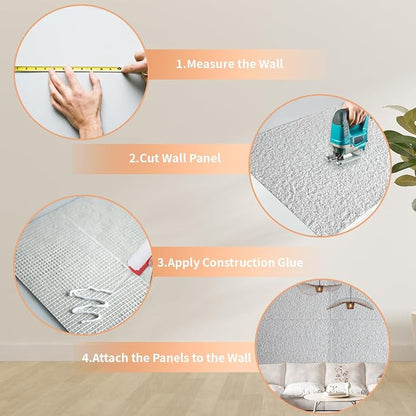 24” x 48” Faux Stone 3D Wall Panels, Clay Manufactured Raised Textured Paneling - Image 7