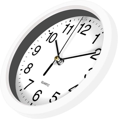 Silent Wall Clock Non Ticking, 6 Inch Wall Clocks Battery Operated, Small - Image 4