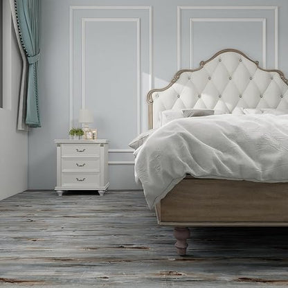 Wood Grain Peel and Stick Floor Tiles – 11.8” Width, Full Roll Length of 394" – - Image 3