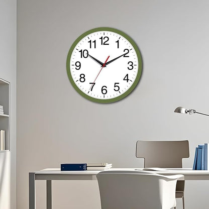 Rohioue Wall Clock Modern 8 Inch Battery Operated Silent Non Ticking Small - Image 5