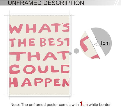 Yaasilinage Daily Reminder Positive Canvas Wall Art, Positive Affirmations Wall - Image 3