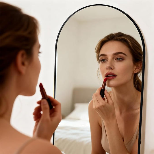 Simple Deluxe Arched Full Length Mirror, - Image 2