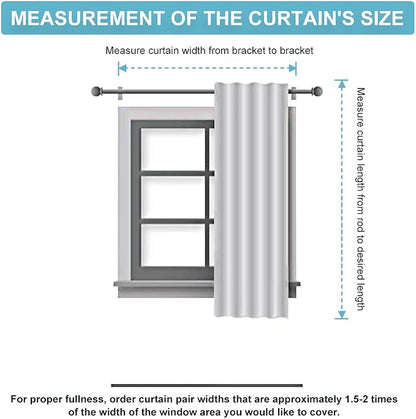 RYB HOME White Curtains Drapes - Image 8
