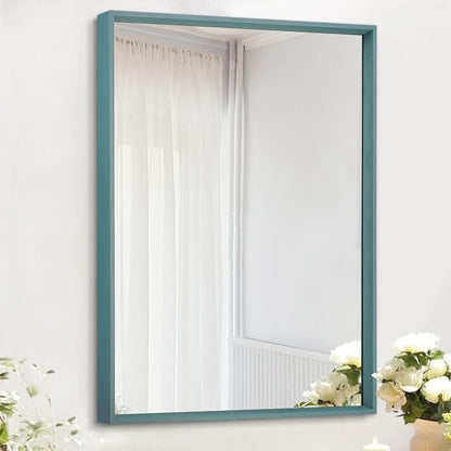 AAZZKANG Metal Framed Rectangle Wall Mounted Mirror Decorative Modern Bedroom by AAZZKANG