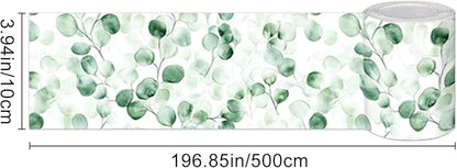 HOMETITUTE Wallpaper Border Peel and Stick Wall Decor PVC Botanical Wall Border - Image 5