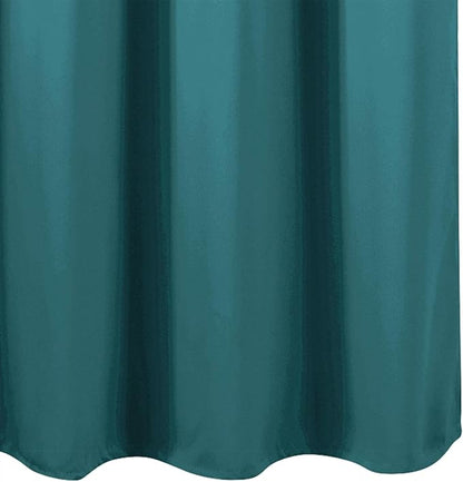 LEMOMO Blackout Curtains 66 x 54 Inch Long Sea Teal Curtains Set of 2 Panels - Image 8