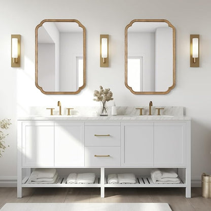 WallBeyond 24" x 36" Rounded Corner Arch Wall Mirror - Image 2