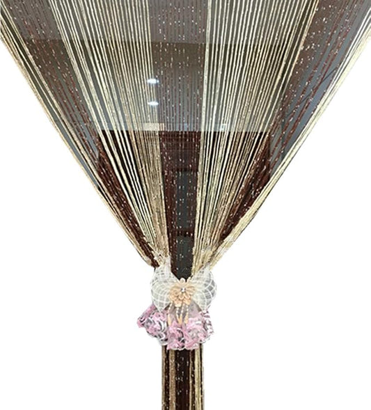 ave split Decorative Door String Curtain Wall Panel Fringe Window Room Blind - Image 2
