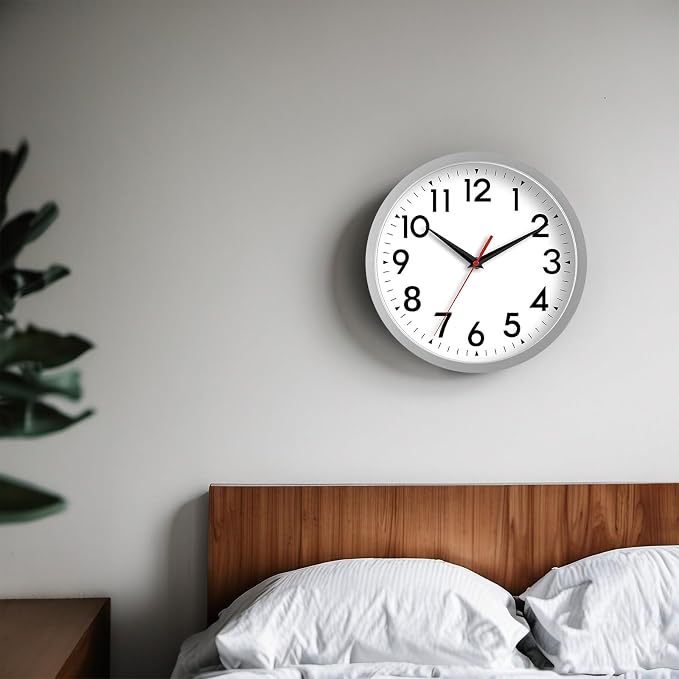 DAXSMY 14 Inch Wall Clock Large Battery Operated Big Silent Non Ticking Analog - Image 7
