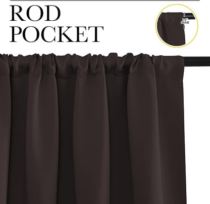 NICETOWN Blackout Curtains for Living Curtains, Thermal Insulated Noise - Image 2
