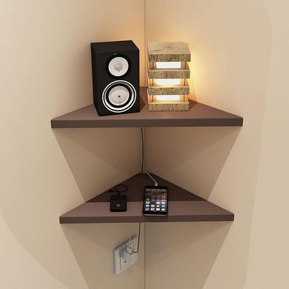 evron Corner Mounting Shelf Set of 2 – Easy to Install Floating Wall Shelves - Image 5