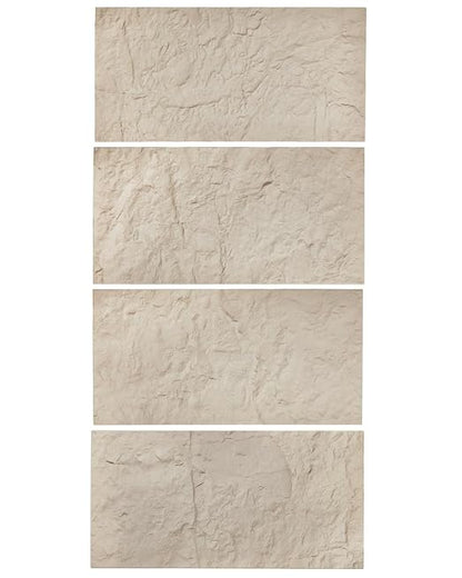 VEVOR 3D Wall Panels, 4 Pack 48 x 24 in PU Natural Stone Imitation Wall Art by VEVOR