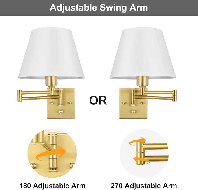 TRLIFE Dimmable Wall Sconce, Remote Control Dimming 10-100% and Adjustable - Image 7