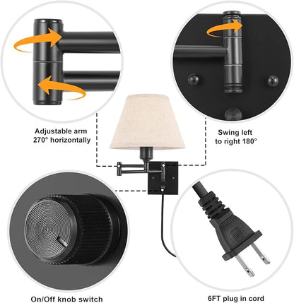 TRLIFE Wall Sconce with Remote Control, Dimming 10%-100% and Adjustable Color - Image 5