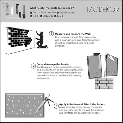IZODEKOR 3D Stone Effect Wall Panels - Image 8