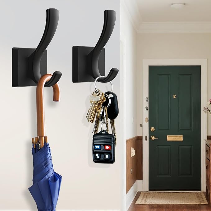 TOFIIGREM Black Towel Hooks Coat Hooks - Image 4