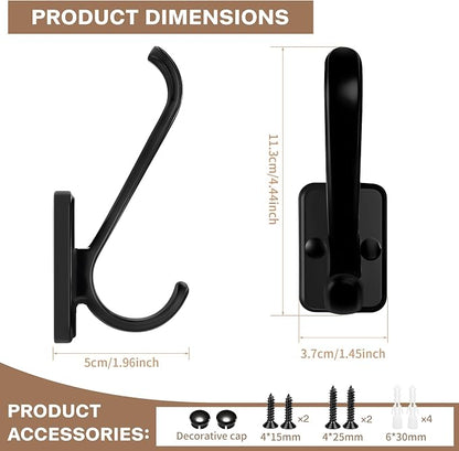 Coat Hooks Wall Mount Heavy Duty - Image 2