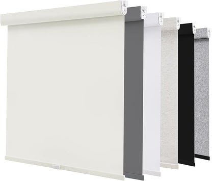 AOSKY No Drill Cordless Blackout Roller Shades by AOSKY