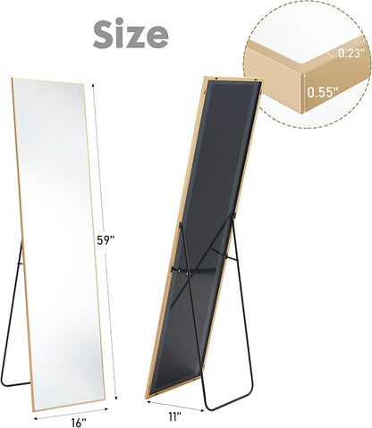 DUMOS 16"x59" Full Length Mirror - Image 2