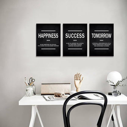 KAWAHONE Success Quotes Wall Art, Motivational Entrepreneur Tomorrow Poster - Image 2