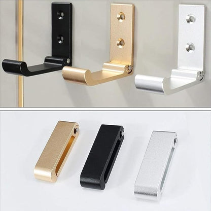 Folding Coat Hooks, Matte Black Wall Hooks - Image 4