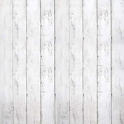 White Gray Wood Wallpaper 17.71" X 511" Peel and Stick Removable Decorative by Arrost