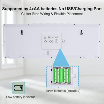 14.5'' Large Digital Wall Clock Battery Operated - Image 6