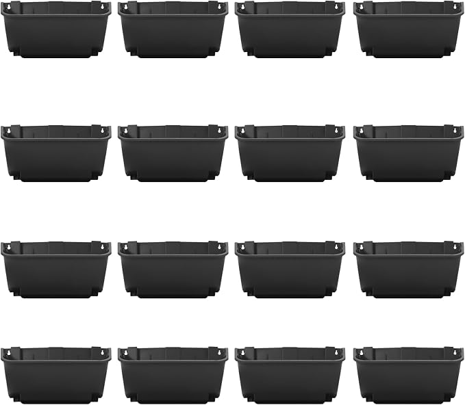 Vertical Wall Planter with 16 Pots, Hanging Garden Plant Flowerpot Holder by Eapmic