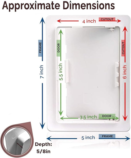 Morvat Access Panel 4x6 Inch for Drywall & Ceiling - Image 2