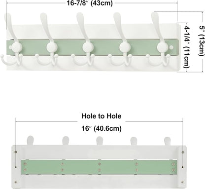SKOLOO Coastal Wall Mounted Coat Rack - Image 6