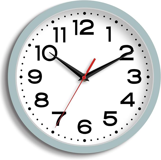 Roymnie Wall Clock Silent Non-Ticking Modern Clock Battery Operated10 Inch by Unknown