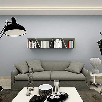 practicalWs Gray Self-Adhesive Wallpaper Removable Film Stick Paper Easy to - Image 5