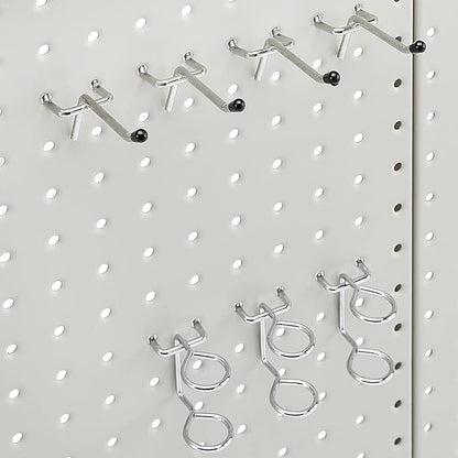 Amazon Basics Rectangular Metal Pegboard Wall Organizer, Tool Storage - Image 3