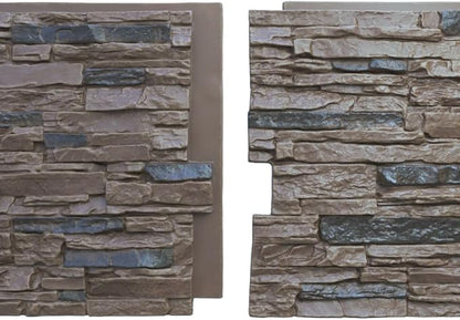 Ekena Millwork 45 3/4"W x 24 1/2"H x 1 1/4"D Canyon Ridge Stacked Stone - Image 8