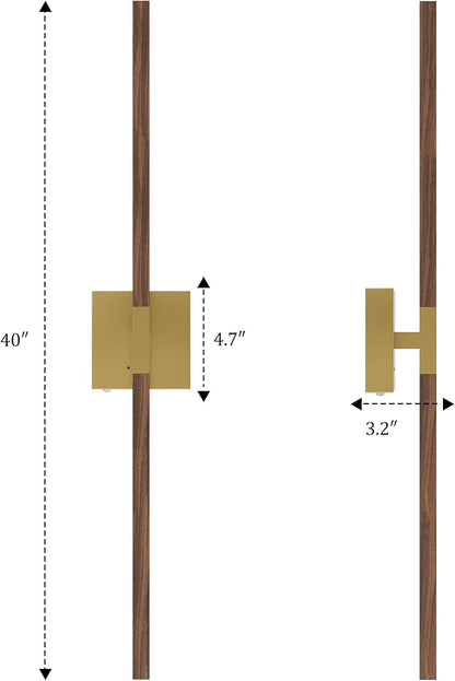 Rayogale 40 Inch Rechargeable Battery Operated Wall Sconce Set 2, 8000mAh - Image 6