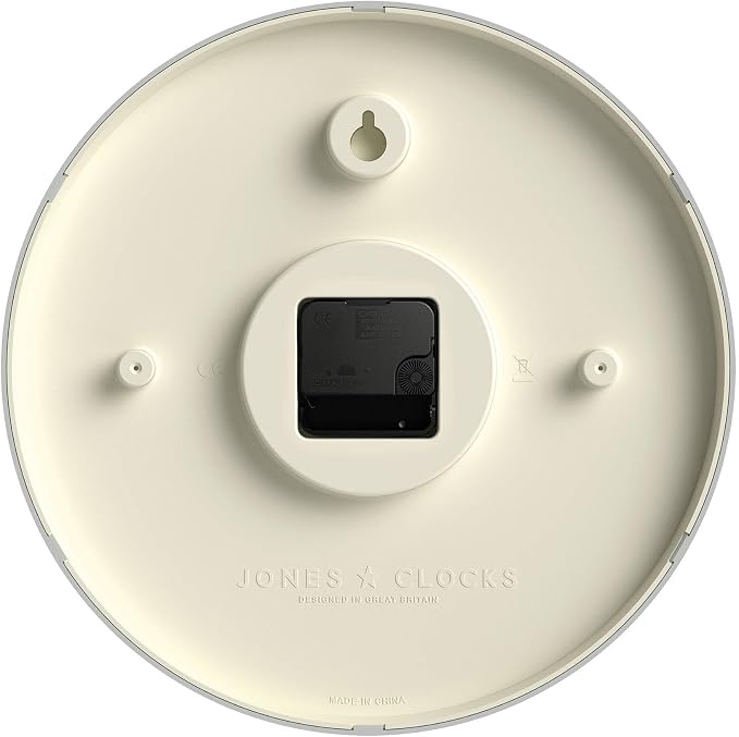 JONES CLOCKS® Studio wall Clock | Modern Round Style | 12 inch | Pale Blue | - Image 7