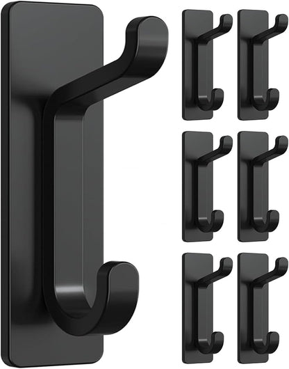 Self Adhesive Wall Hooks for Hanging: Extra Strong 13 LB, Hook for Coat by Josmimic