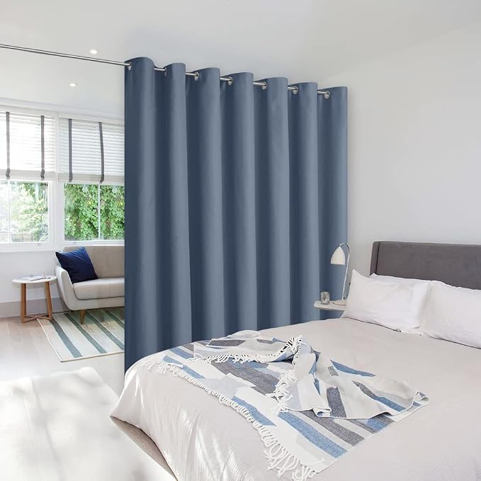 NICETOWN Privacy Room Divider Curtain Screen Partitions, Closet Door Curtain by NICETOWN