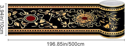 HOMETITUTE Wallpaper Border 4x196 Inch Peel and Stick Wall Border Wallpaper - Image 5