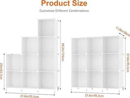 HOMIDEC 9 Cube Storage Organizer, Cubes Shelves - Image 3