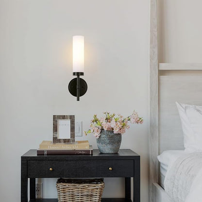 Black Bathroom Wall Sconces Set of 2, Modern Sconces Wall Lighting Vanity Lights - Image 4